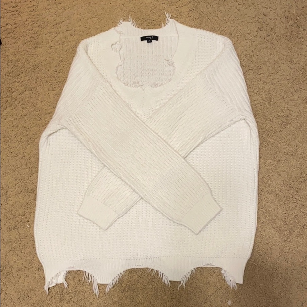 Off white sweater!